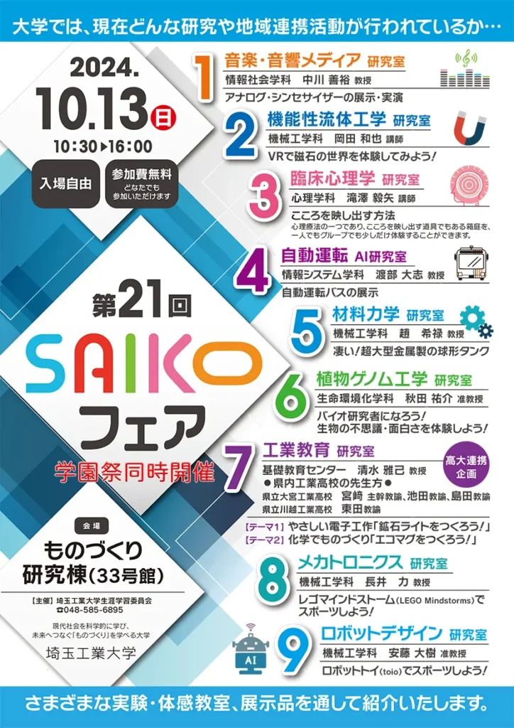 SAIKOフェア ポスター